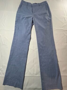 Banana Republic Light Blue Textured Logan Curvy Fit Pants